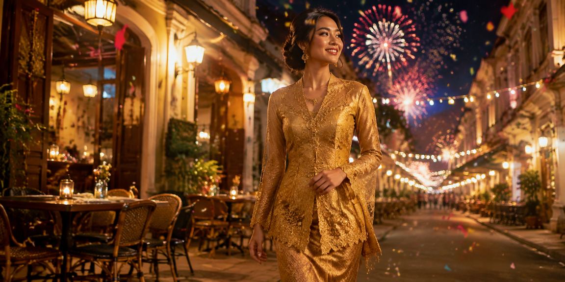Pemain kasino wanita berbaju kebaya di Ipoh menikmati pengalaman pertaruhan kasino dalam talian